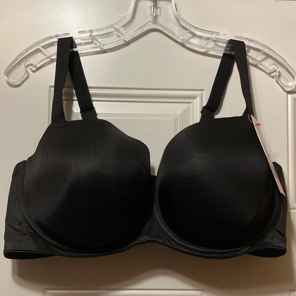 Black Full Coverage‎ Women's Bra 42D NWT